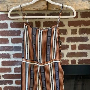 Blue orange and white jumpsuit